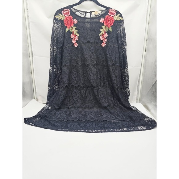 Onetheland Dresses & Skirts - Women 's Ladies Long Sleeve Lace Dress Size Medium Stretch
